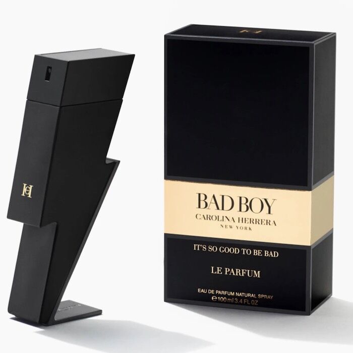 Carolina Herrera Bad Boy Le Parfum lightning bolt bottle