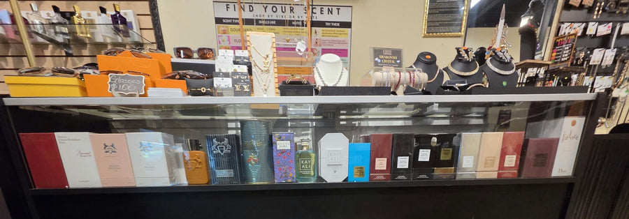 Niche fragrance counter