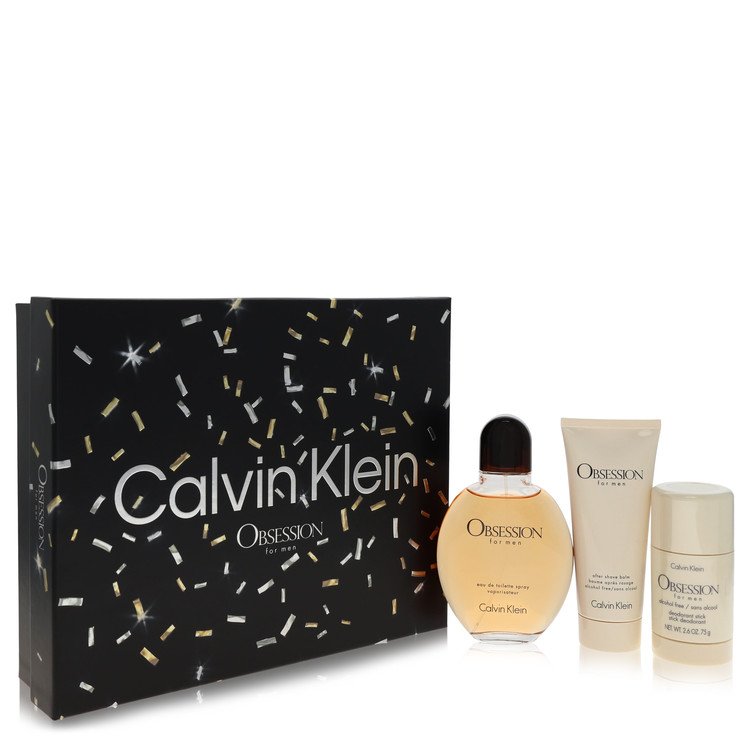 Calvin Klein Obsession Eau de Toilette 3-Piece Gift Set for Men